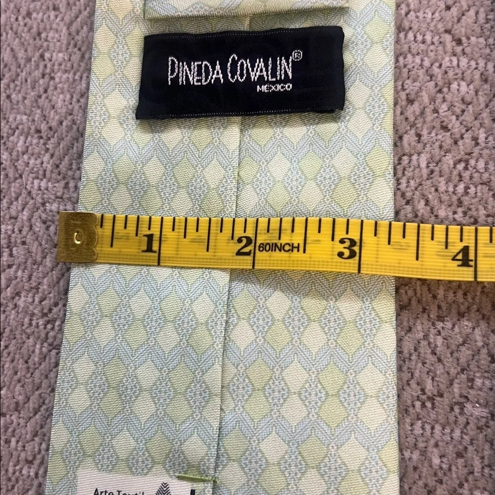 Pineda Covalin Pastel Green Patterned Tie